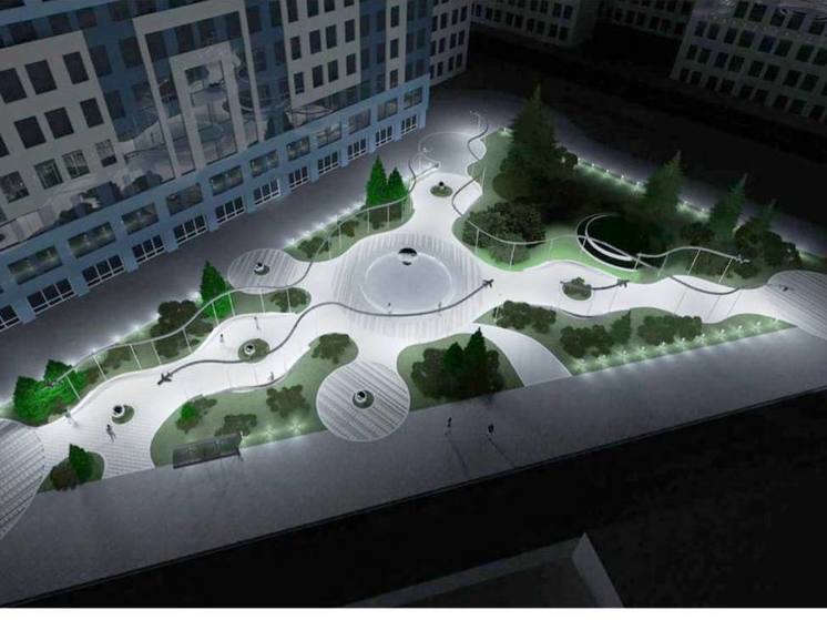 В Новосибирске запланировали благоустройство сквера «Крылья Сибири»