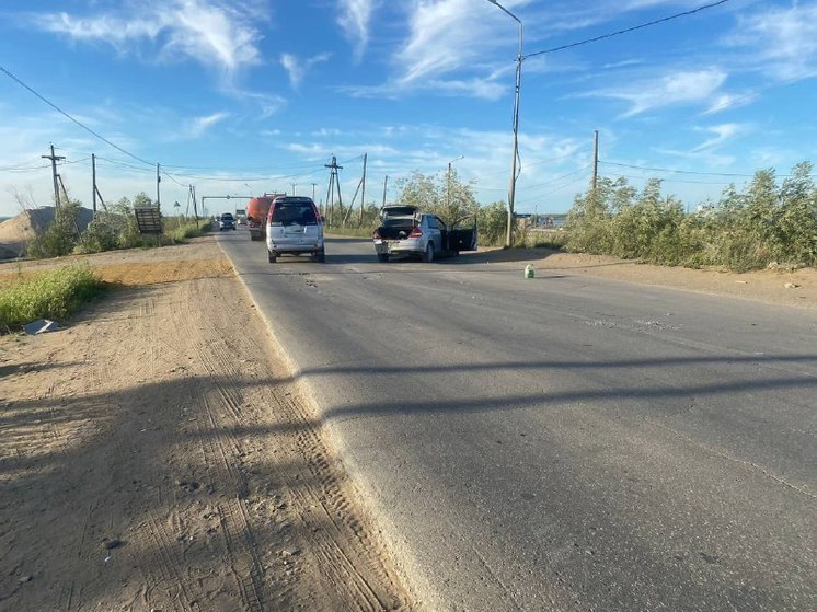 В Якутске в результате столкновения двух автомобилей пострадал ребенок