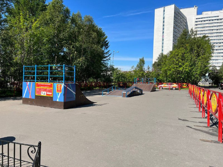 В Мурманске центральный скейт-парк переехал в новую локацию