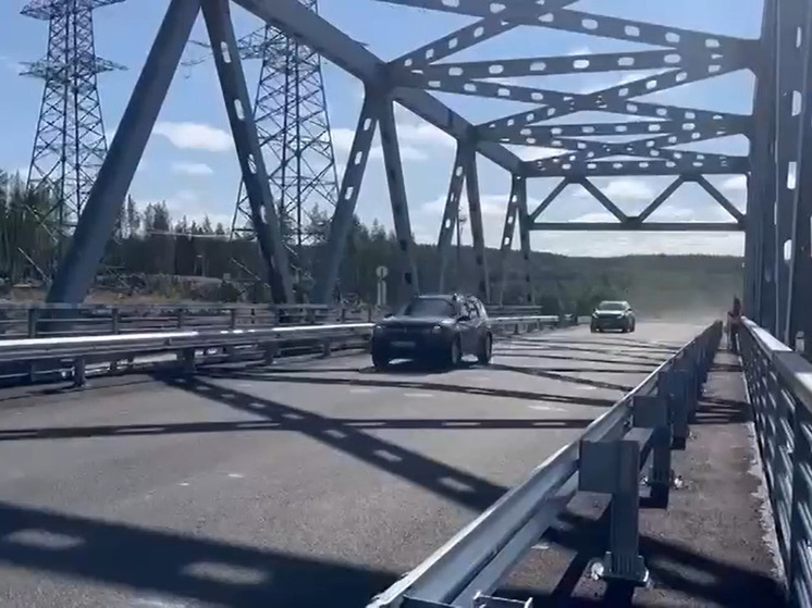 Движение по новому Ондскому мосту открыли в Карелии