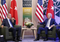 Телеканал A Haber сообщил, что президенты Турции и США Реджеп Тайип Эрдоган и Джо Байден провели встречу на полях саммита НАТО в Вильнюсе