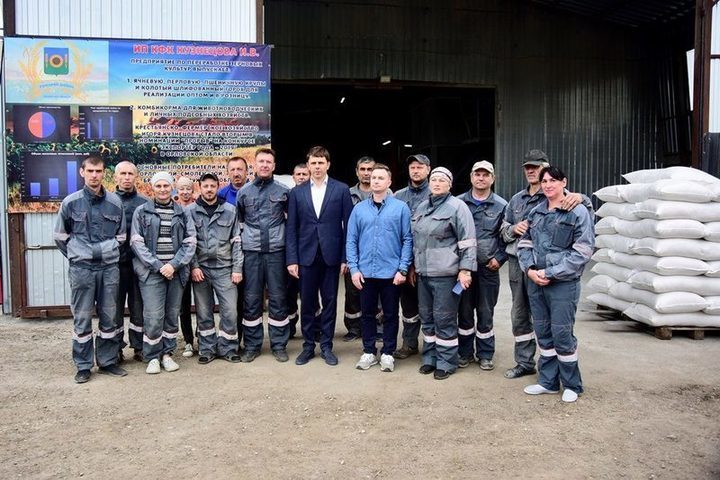КФХ Игоря Кузнецова, жителя Орловской области, производит 30% серых круп региона