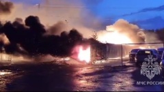 Крупный пожар произошел в Екатеринбурге