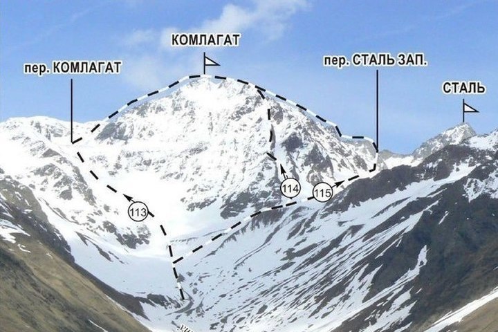 Climbers who fell off a slope in North Ossetia were rescued