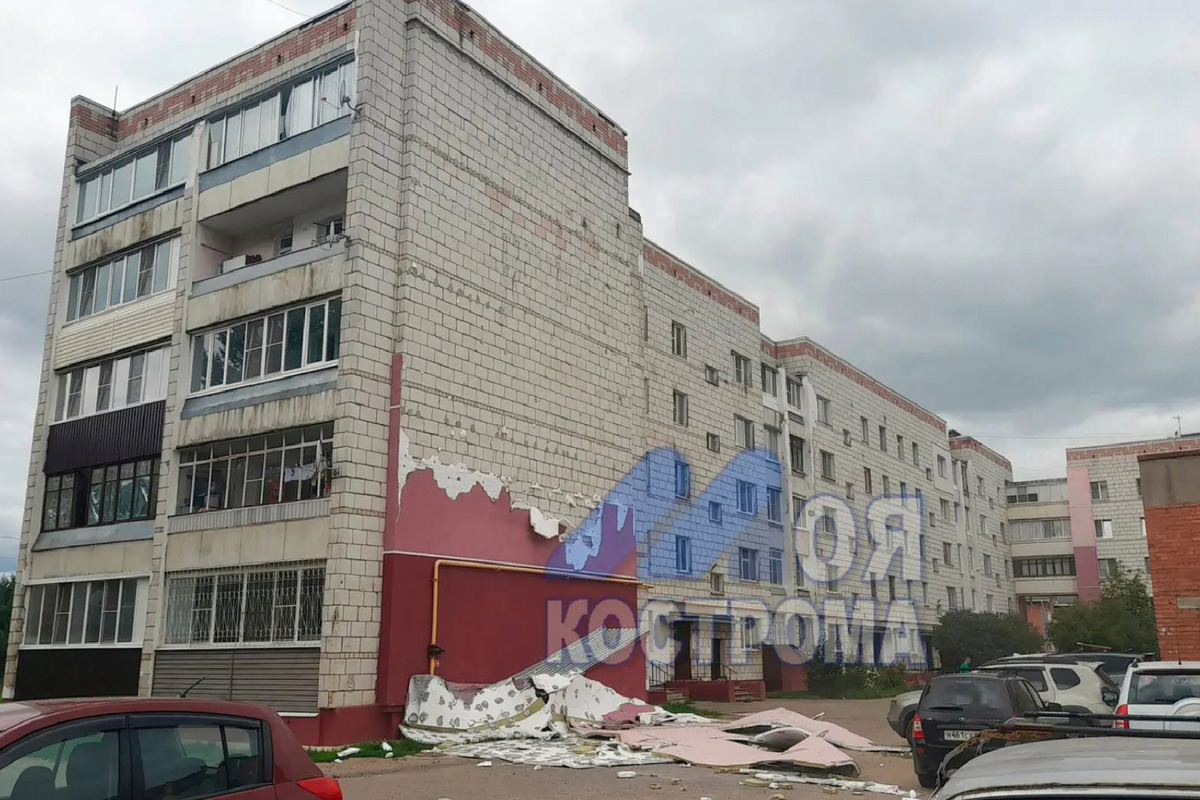 Хорошие новости Костромы: отвалившийся слой утеплителя вернет на место подрядчик