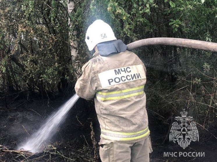 Полностью потушили пожар в свердловском селе Шайдуриха