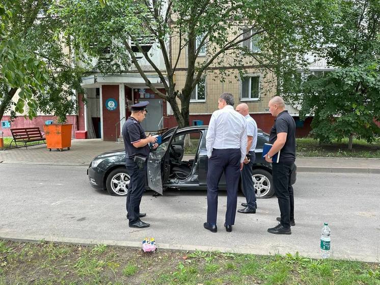 В Белгороде во время взрыва в машине пострадали трое человек
