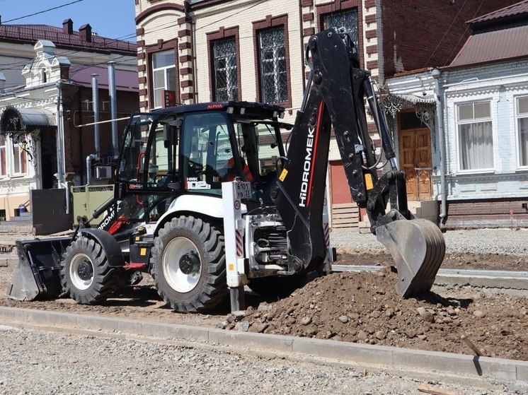 В Армавире продолжается реконструкция улицы Кирова