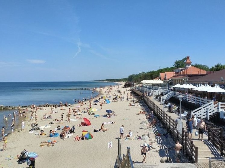 Вода на побережье Калининградской области прогрелась до 21°C