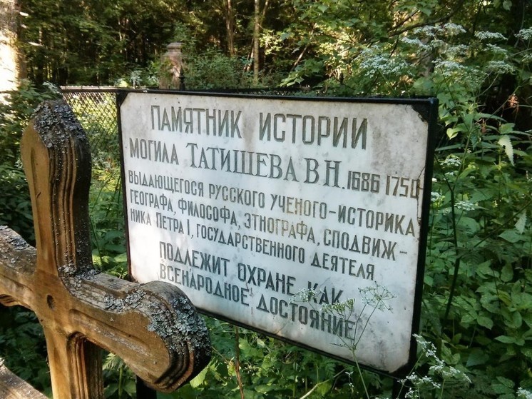 В Подмосковье лесничие расчистили тропу к могиле историка Татищева