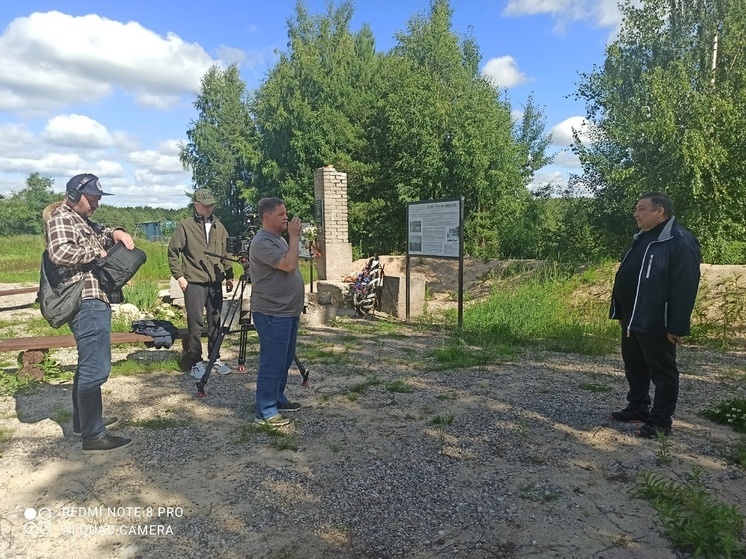 Федеральный канал побывал на месте бывшего финского концлагеря в деревне Карелии