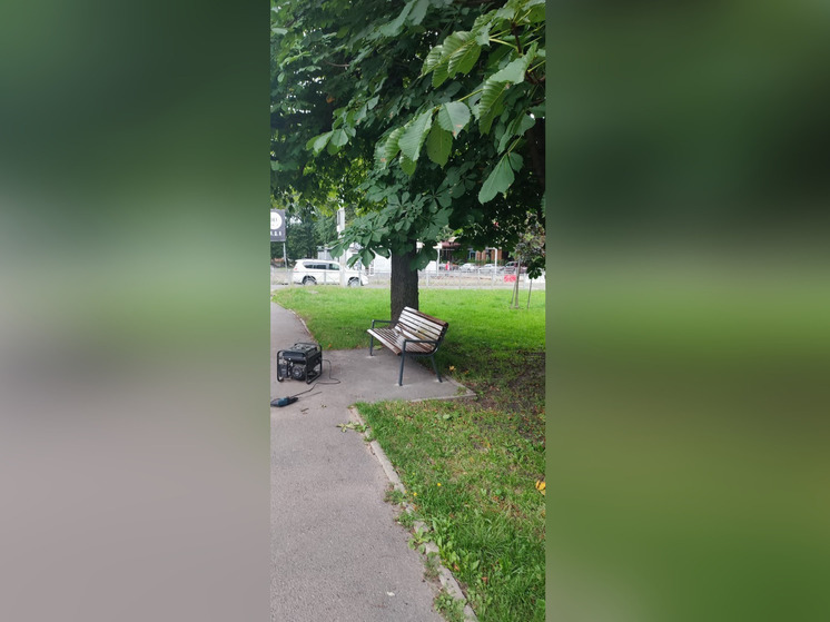 В скверах Калининграда установят 117 скамеек