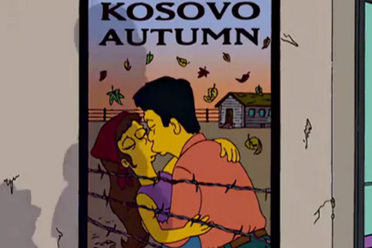 The Simpsons predicted a war in Kosovo in the fall of 2023