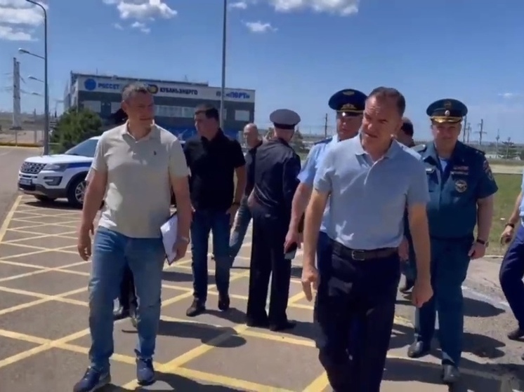 Губернатор Кубани прибыл в Темрюкский район после взрыва на Крымском мосту