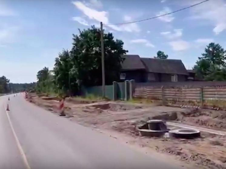 Тротуары и освещение появятся в трех селах на юге Карелии