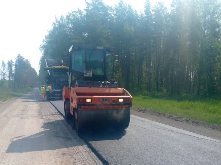 Под Рязанью по госпрограмме отремонтировали 3 км дороги до деревни Деулино
