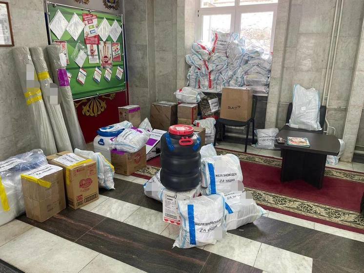 Шесть тонн гуманитарной помощи отвезет бойцам СВО глава Железноводска