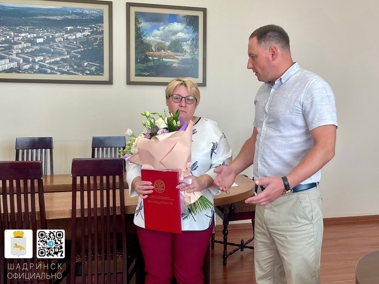 Маме погибшего в СВО жителя Шадринска вручили благодарность от Владимира Путина