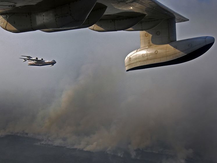 Российские Бе-200 вылетели в Турцию тушить лесные пожары