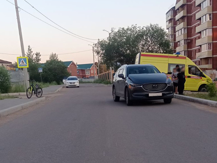В Улан-Удэ сбили 10-летнего велосипедиста
