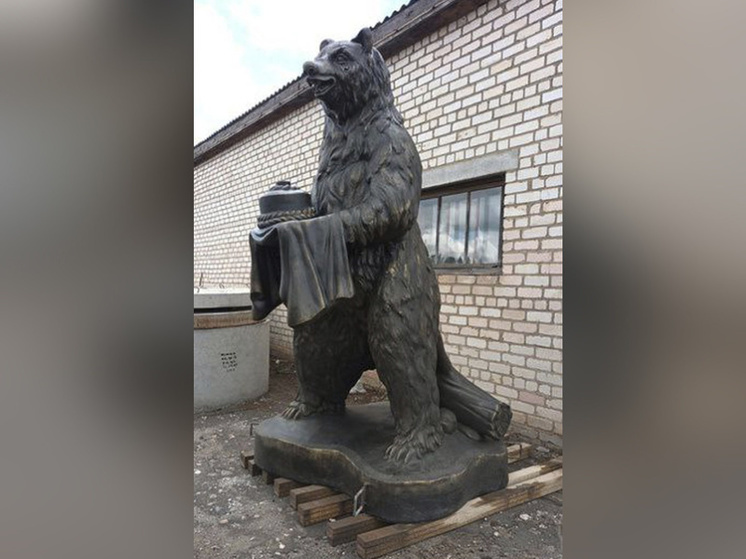 Костромские монументы: райцентр Вохма украсит скульптура медведя