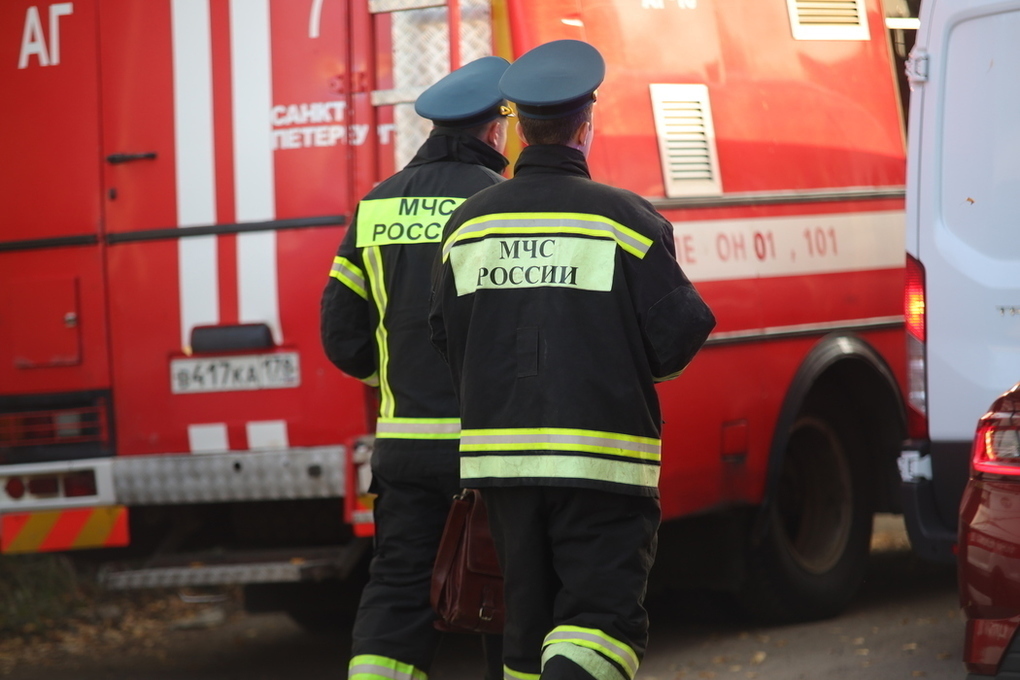 В Демянском районе пожарные тушили дом, сарай и машины более семи часов