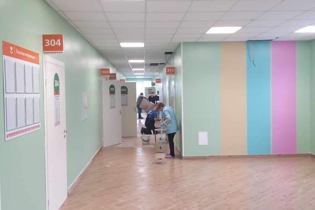 Детская поликлиника преобразилась после ремонта в райцентре Карелии
