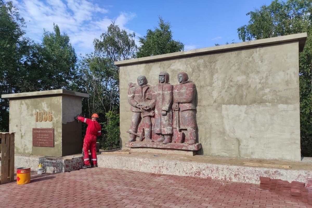 В Северодвинске вернут исторический облик памятнику первостроителям
