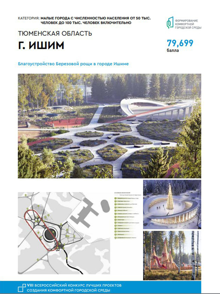 Проект из Ишима стал победителем VIII Всероссийского конкурса лучших проектов создания комфортной городской среды