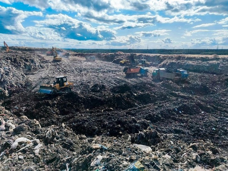 В Серпухове продолжается рекультивация полигона «Лесная»