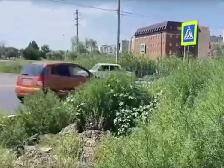 Астраханцев рассмешили пешеходные переходы в микрорайоне Бабаевского