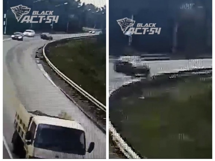 В Новосибирской области появилось видео с ДТП, где погибли три человека