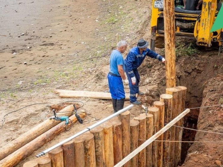 Обустройство амфитеатра и укрепление берега водоема: новый этап облагораживания парка имени Кирова