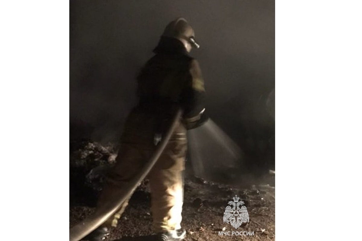 В Ярославской области горел мусорный полигон