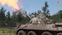 Кадры боевой работы САУ "Нона-СВК": уничтожена бронетехника ВСУ