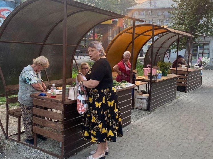 На улице Суворова в Хабаровске появились благоустроенные места торговли