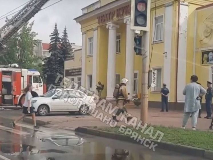 Пожарные учения в Театре кукол встревожили брянцев