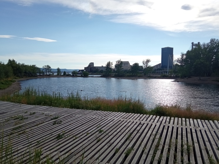 Два водоема на острове Татышев оборудуют для купания