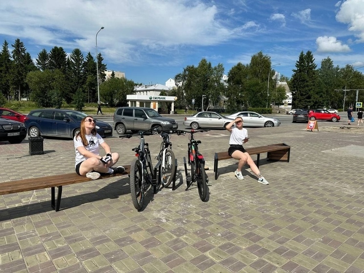 В Ханты-Мансийске установят еще несколько зоны отдыха для велосипедистов