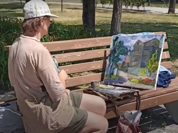 Художники Донбасса приняли участие в пленэре на берегу Азовского моря