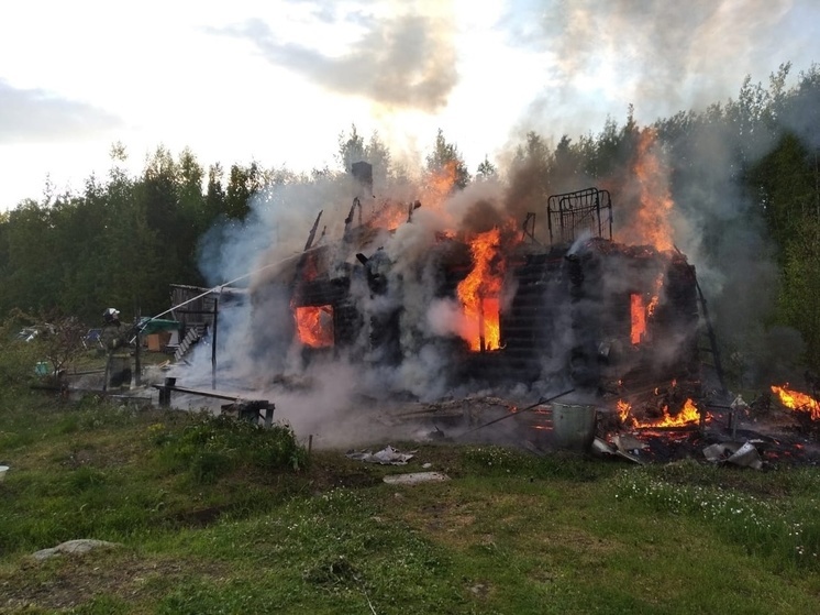 Пожарные Прионежского района Карелии за полгода 63 раза выезжали на тушение огня