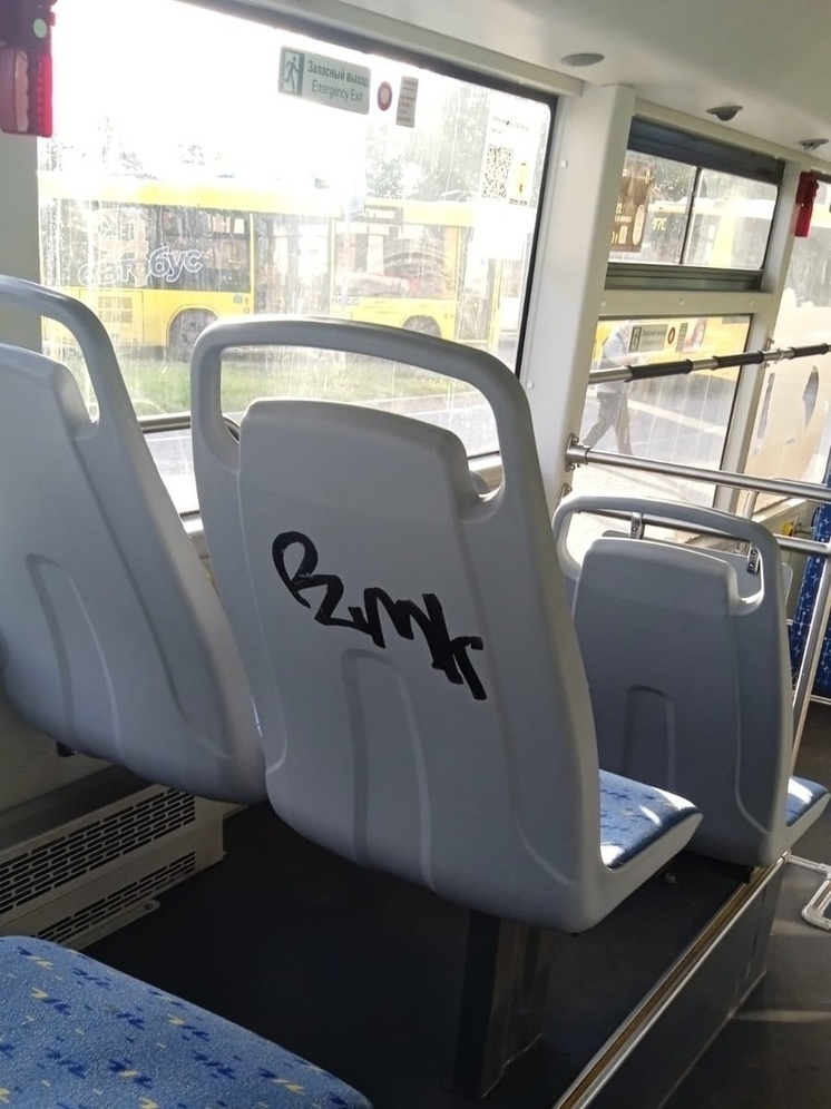 В Ярославле перевозчик хочет наказать банду подростков, размалевавших автобус