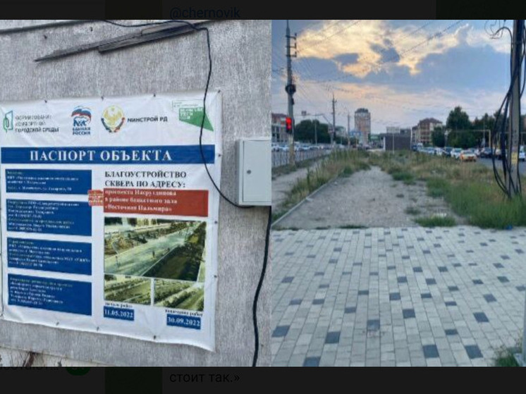 В столице Дагестана пожаловались на заброшенный сквер