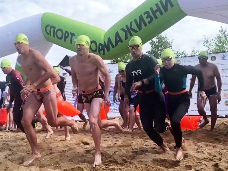 Фестиваль плавания ZabSwimFest стартовал на озере Арахлей в Забайкалье