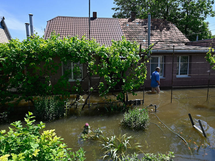 Врио губернатора Херсонской области: вода после подрыва Каховской ГЭС еще остается в низинах