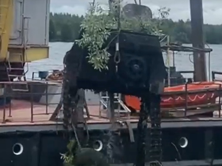 В Волге при строительстве М-11 нашли боевую машину времен войны