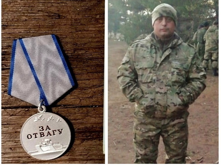 Путин наградил медалью "За отвагу" мобилизованного из Новосибирской области Максима Петлевана
