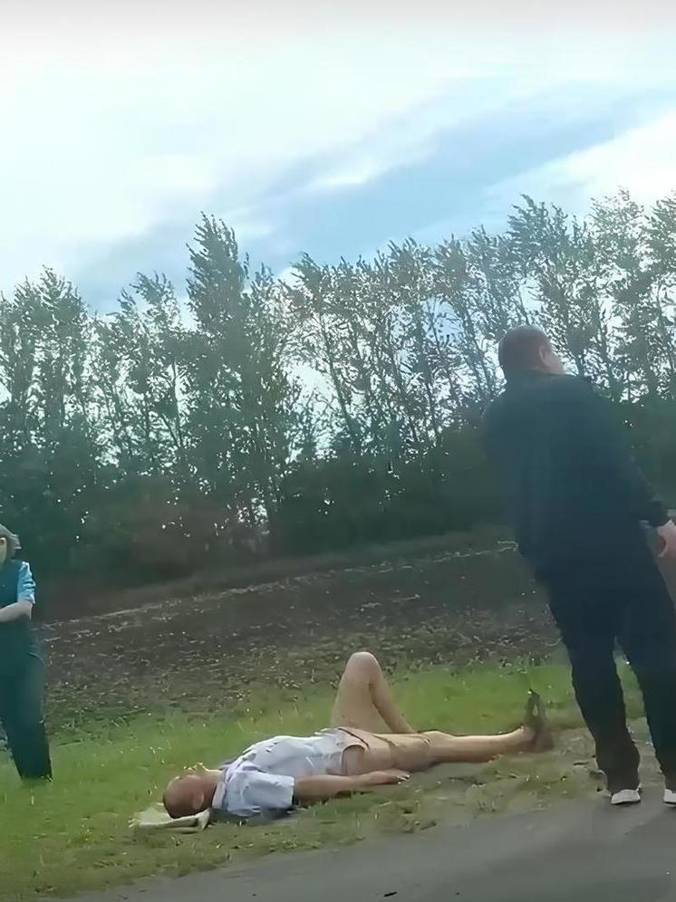 В Курской области водитель получил ранения в ДТП с тараном ЛЭП