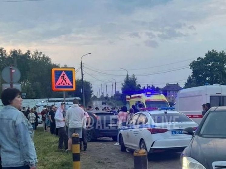 Под Александровом лесовоз подмял под себя легковушку