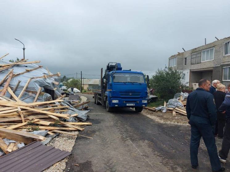Власти Пензенской области пытаются оценить ущерб от урагана в Никольске